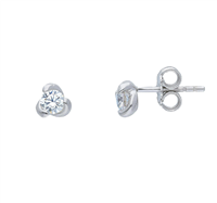 Orecchini Babila Milano Donna Bacia_Mi in Oro bianco Diamante 0.37 Ct 255920 - 255920